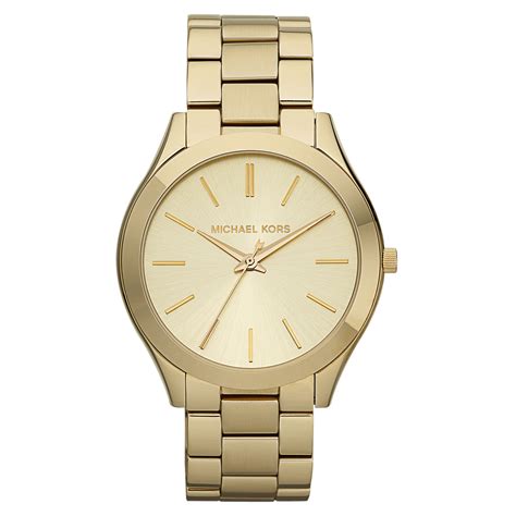 michael kors stainless steel watch women's|michael kors runway watch slim.